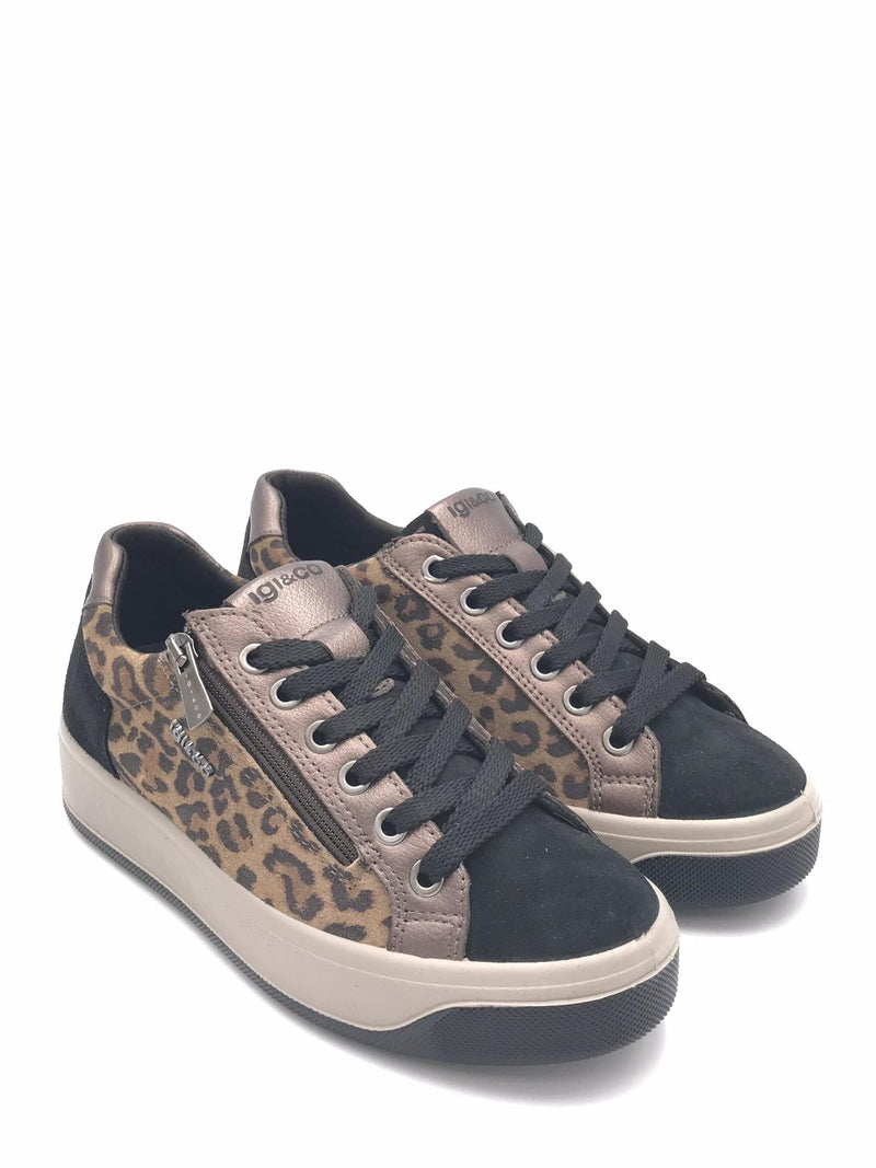 Sneakers Ava nero-bronzo 8669866 NERO-BRONZO IGI&CO 