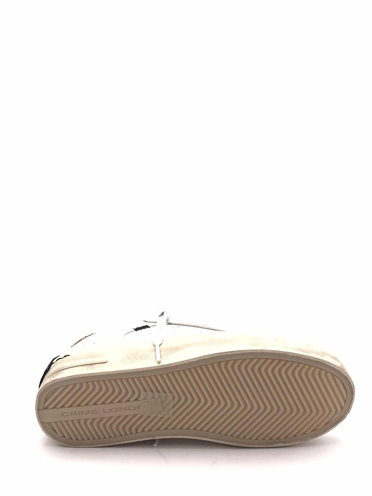 Sneakers Sk8 delux bianca e argento 29102 BIANCO/ORO CRIME LONDON 