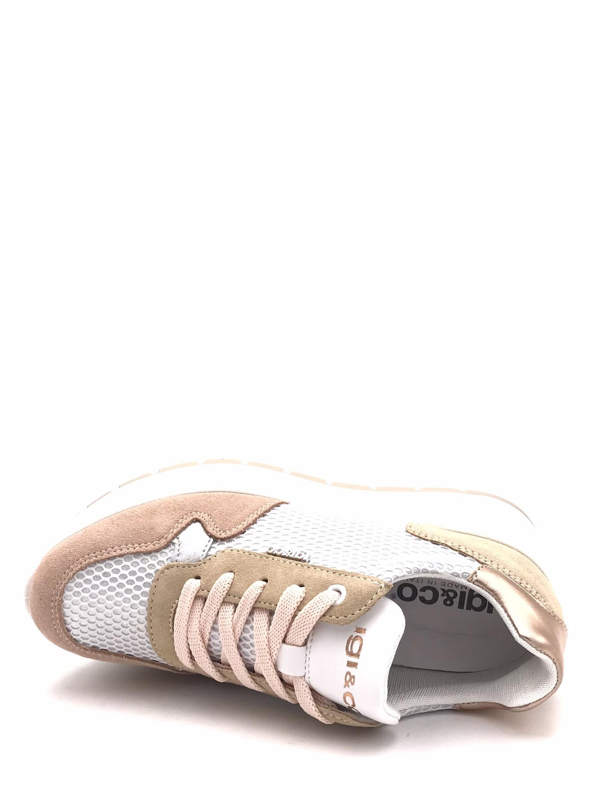 Sneakers donna Kola beige-rosa