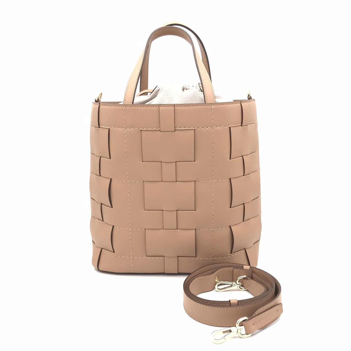 Borsa secchiello Claudia mandorla 2966 CUOIO LORISTELLA 