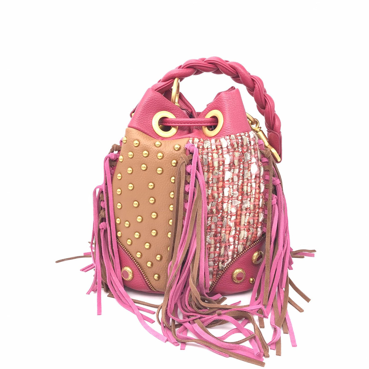 Borsa legacy bucket mix combi ficsia 151M-EM-120 FUCSIA LA CARRIE 