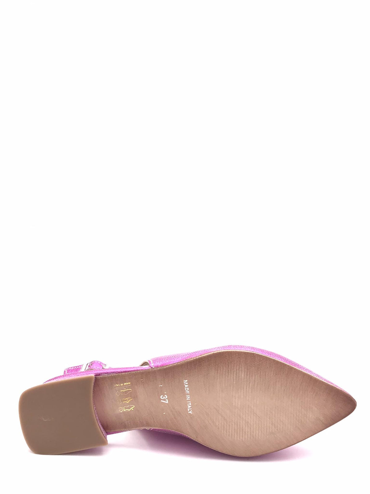 Sling back fuxia-leo