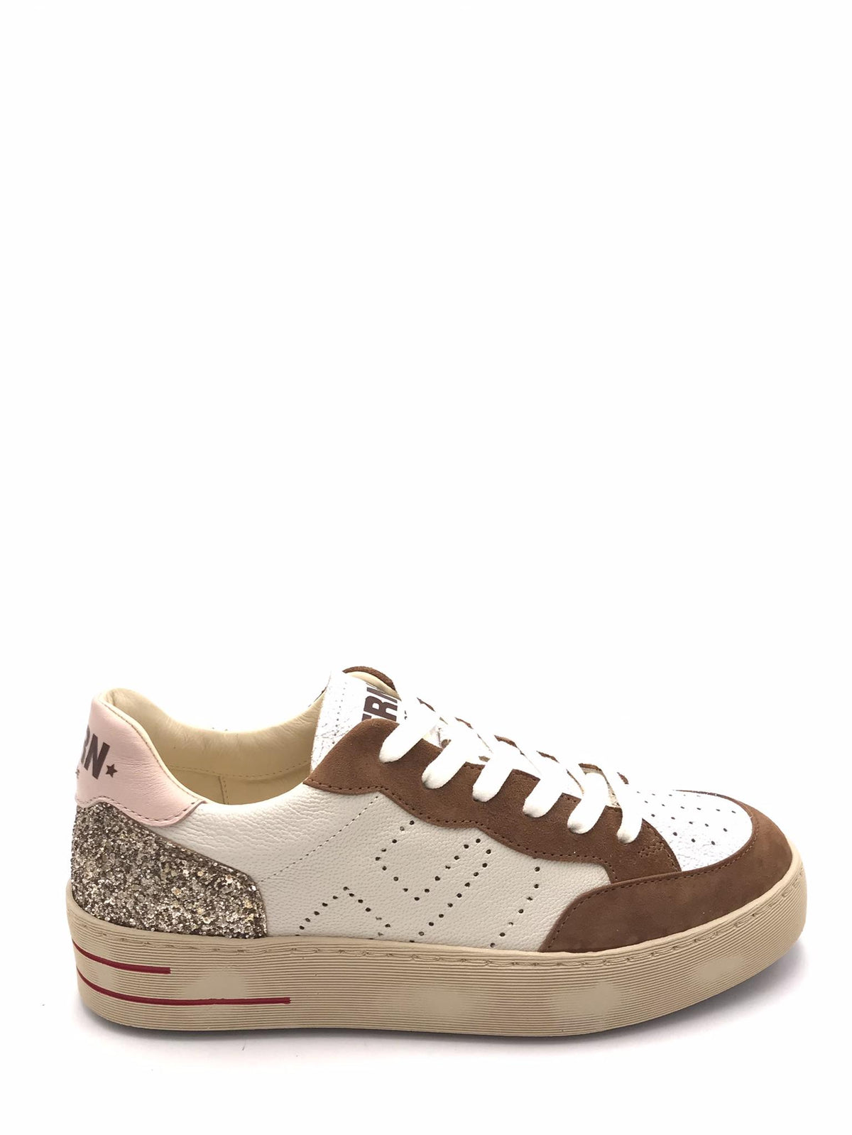 Sneakers Gold bianca-cuoio 2660 BIANCA/CUOIO CATERINA C 