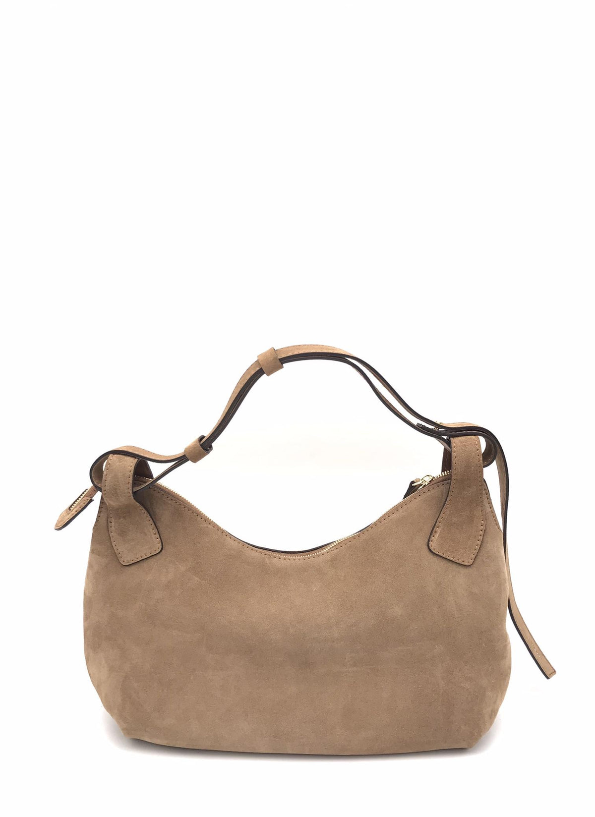 Borsa Mary small in camoscio marrone 3139CA MARRONE LORISTELLA 
