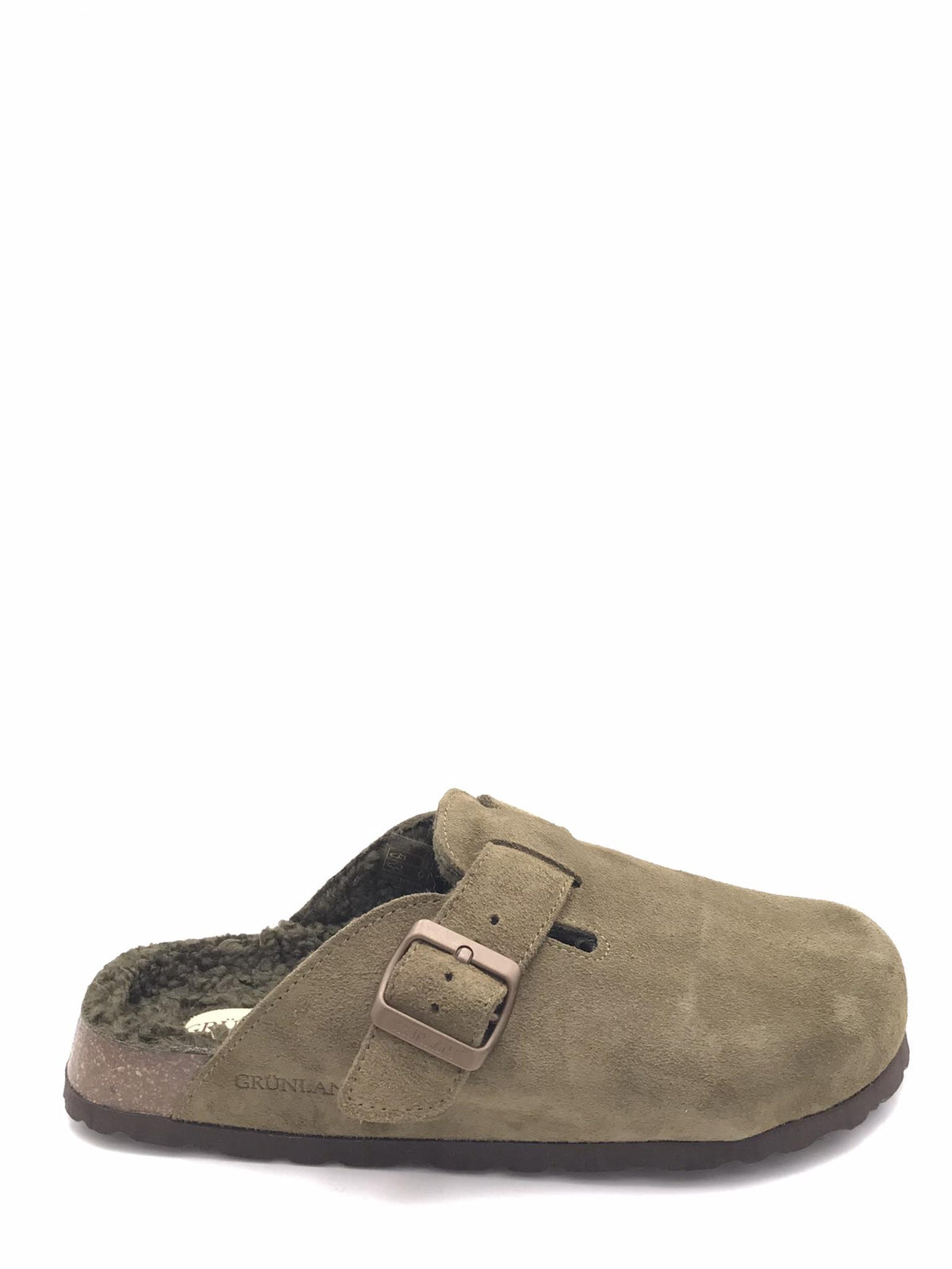 Ciabatta Bobo in camoscio oliva CB2247 OLIVA GRUNLAND 