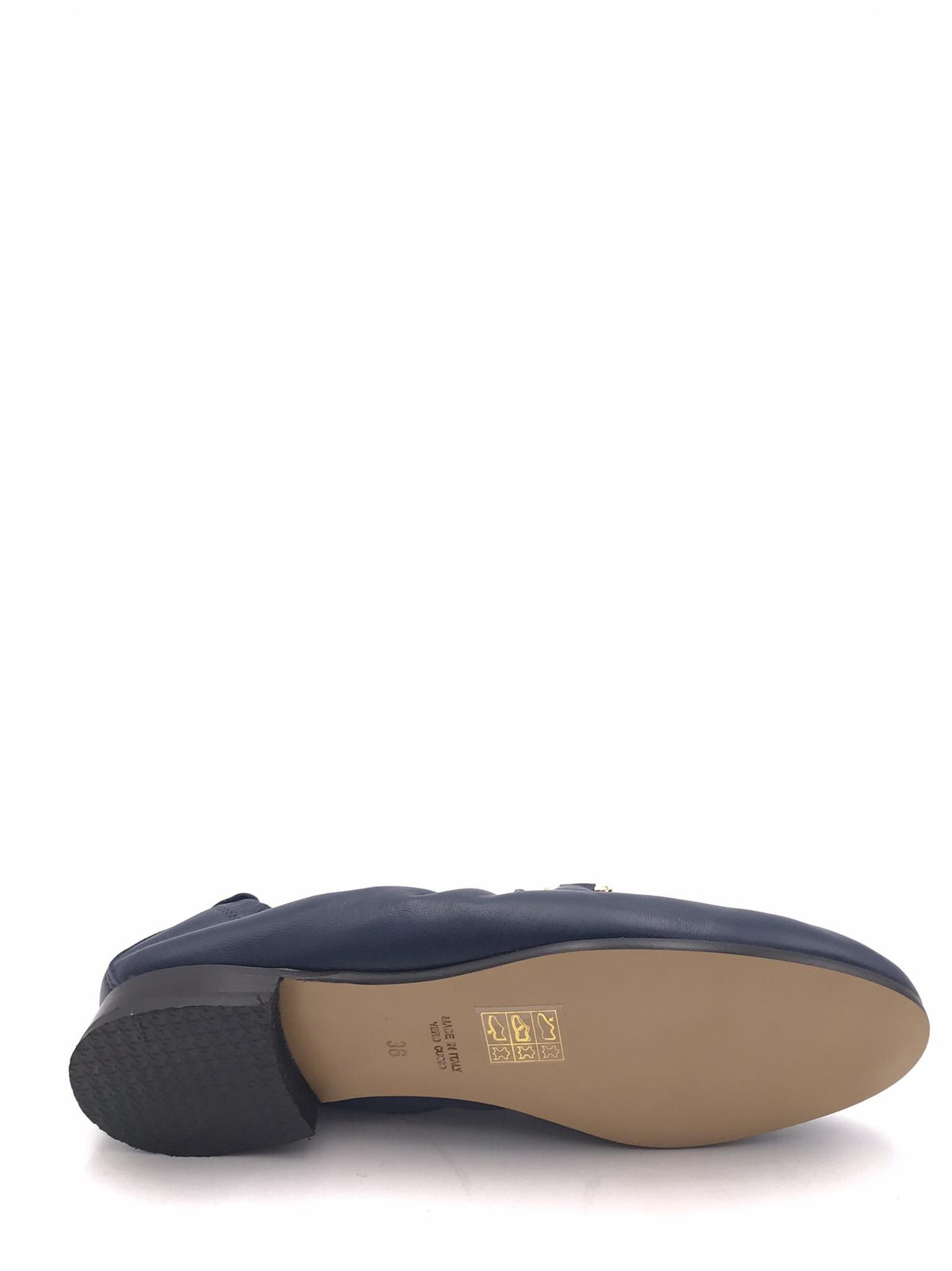 Mocassino in pelle blu 4003N BLU ZULIAN 