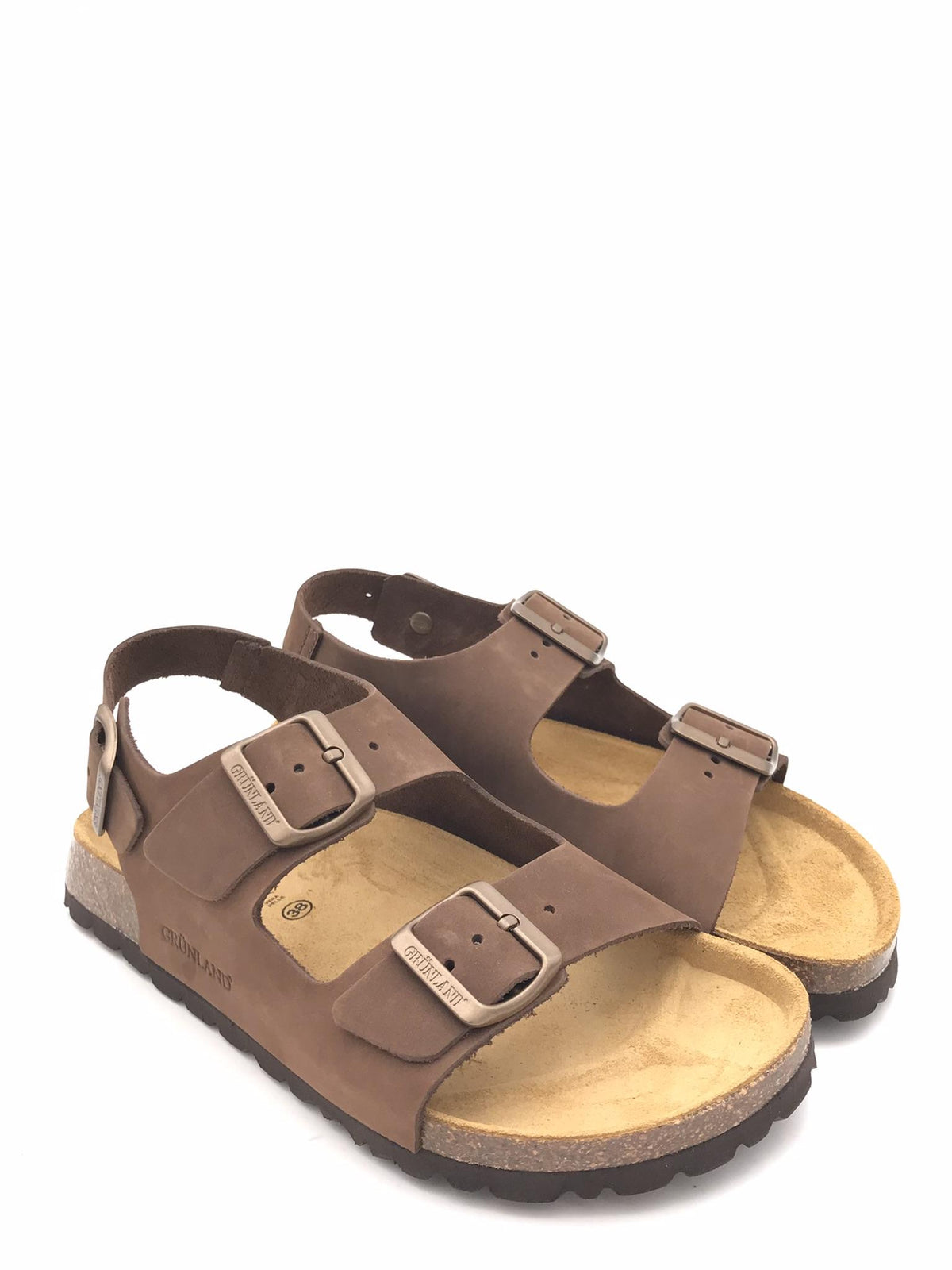 Sandalo donna Bobo in nabuk marrone SB 3003 MARRONE GRUNLAND 