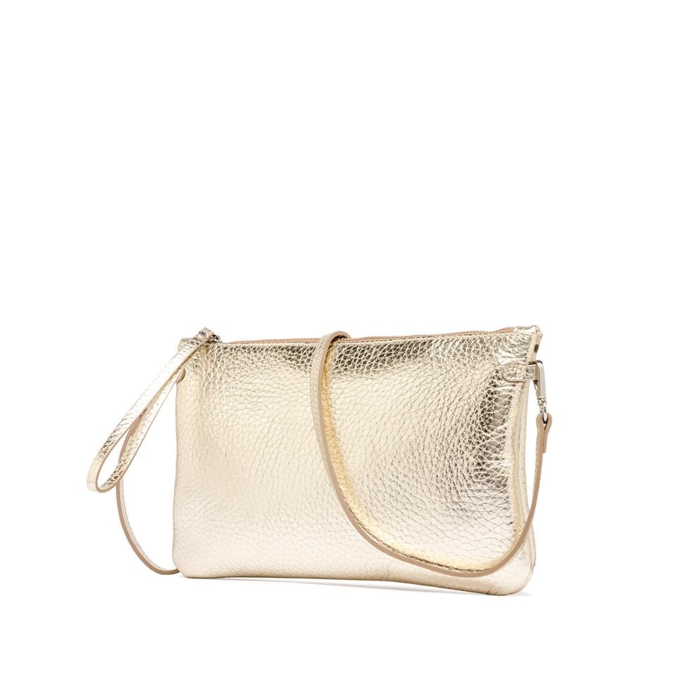 Borsa pochette Hermy light gold BS3975 PLATINO GIANNI CHIARINI 