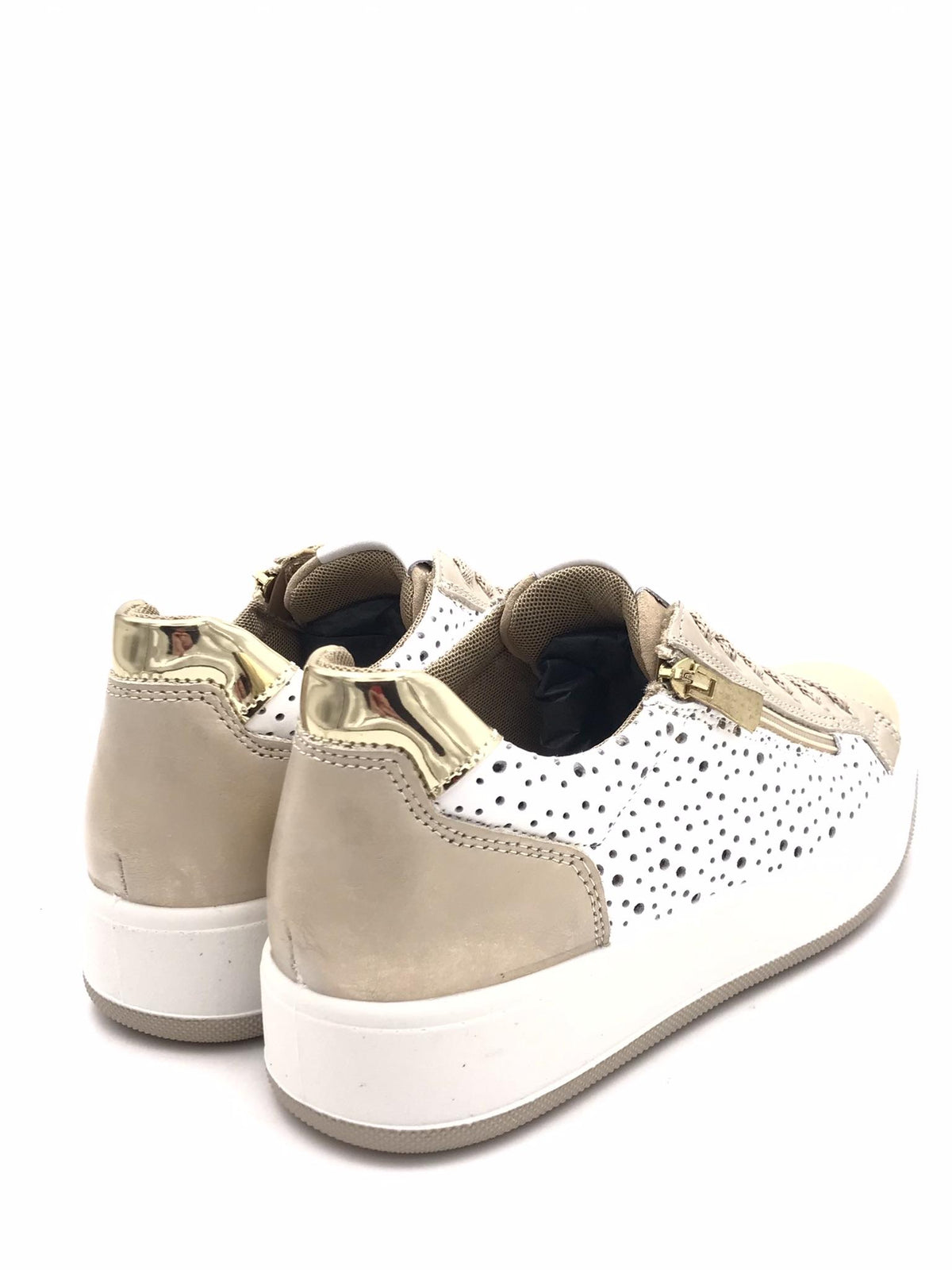 Sneakers donna Ava avorio-bianco 7656466 AVORIO/BIANCO IGI&CO 