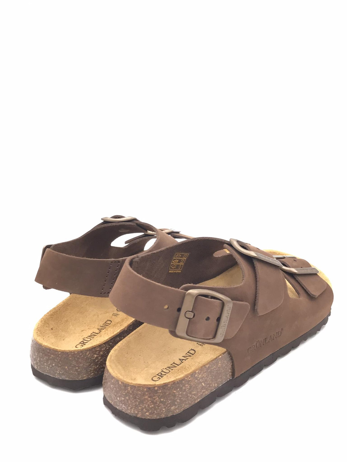 Sandalo donna Bobo in nabuk marrone SB 3003 MARRONE GRUNLAND 