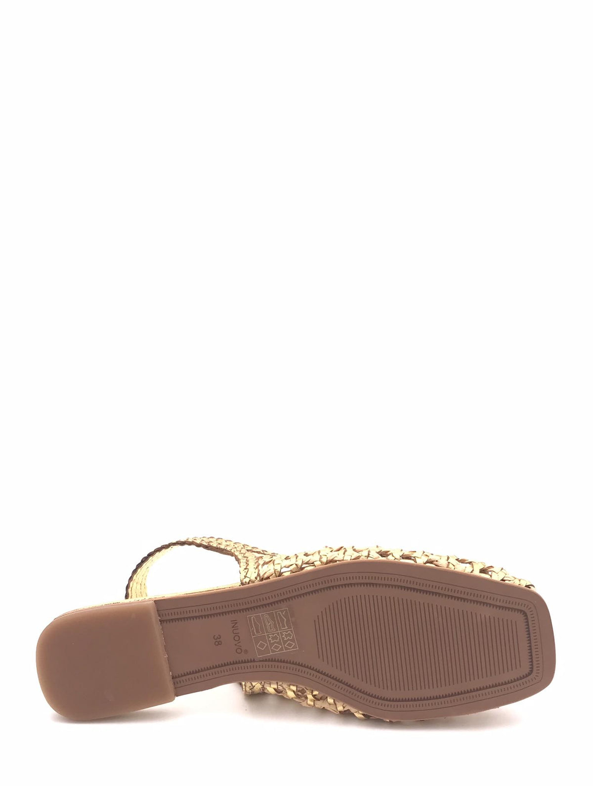 Chanel in pelle e raffia intrecciata oro-beige D41001 ORO INUOVO 