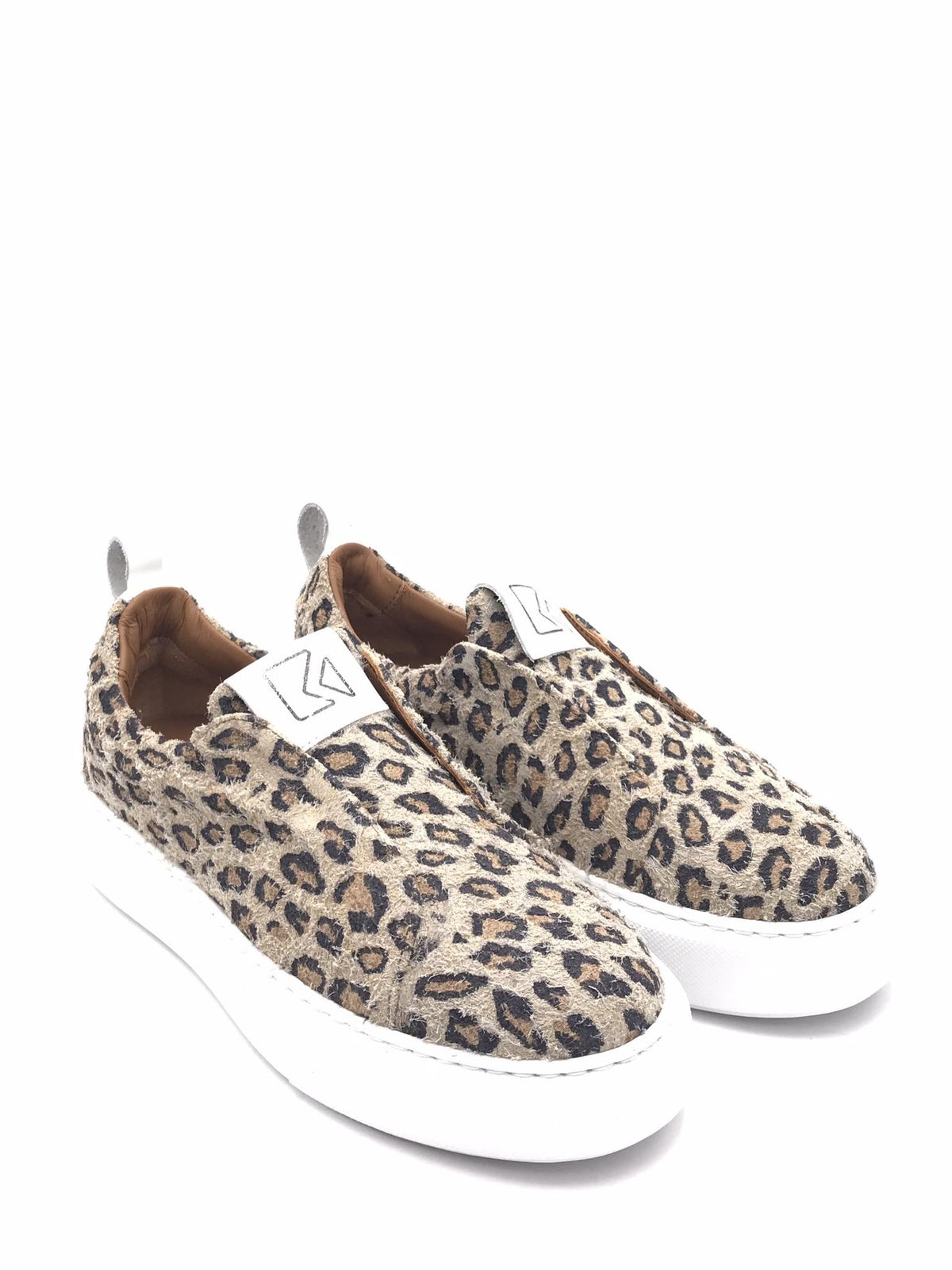 Sneakers slip on in crosta leo SANT LEOPARDATO LEGAZZELLE 