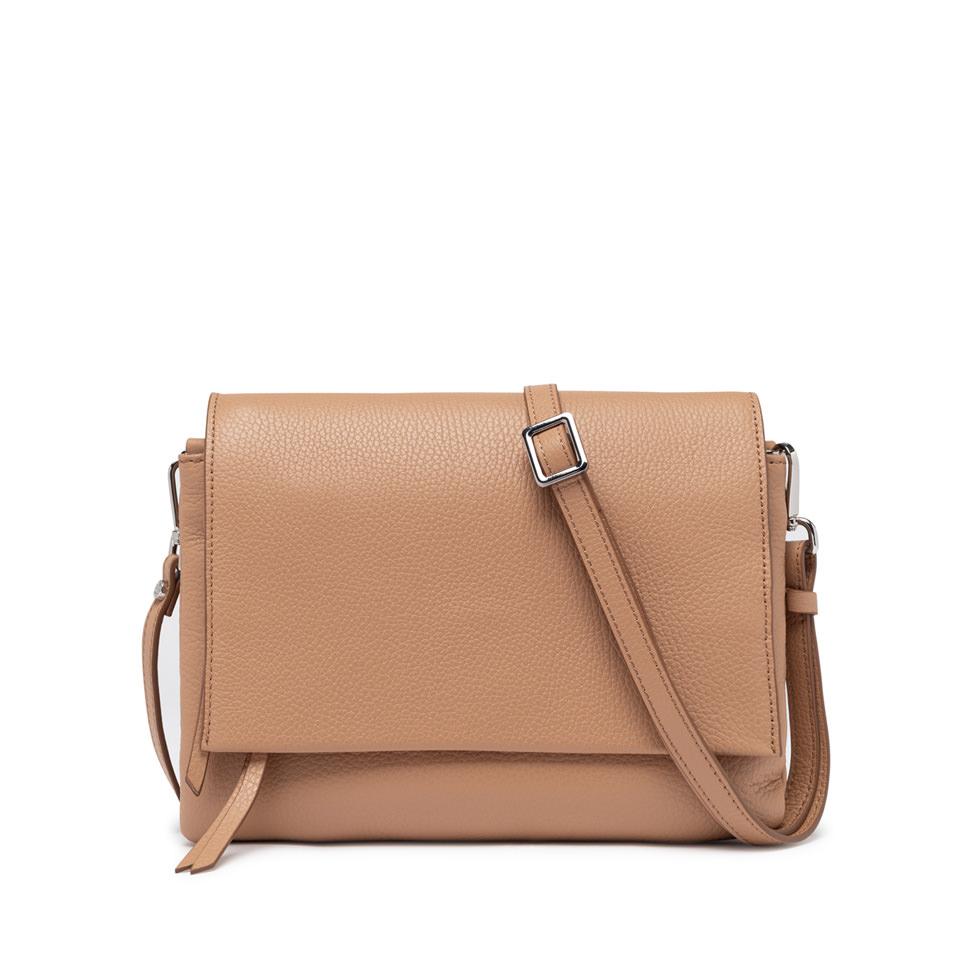 Borsa Three in pelle bottalata clay BS4364 ROSA ANTICO GIANNI CHIARINI 