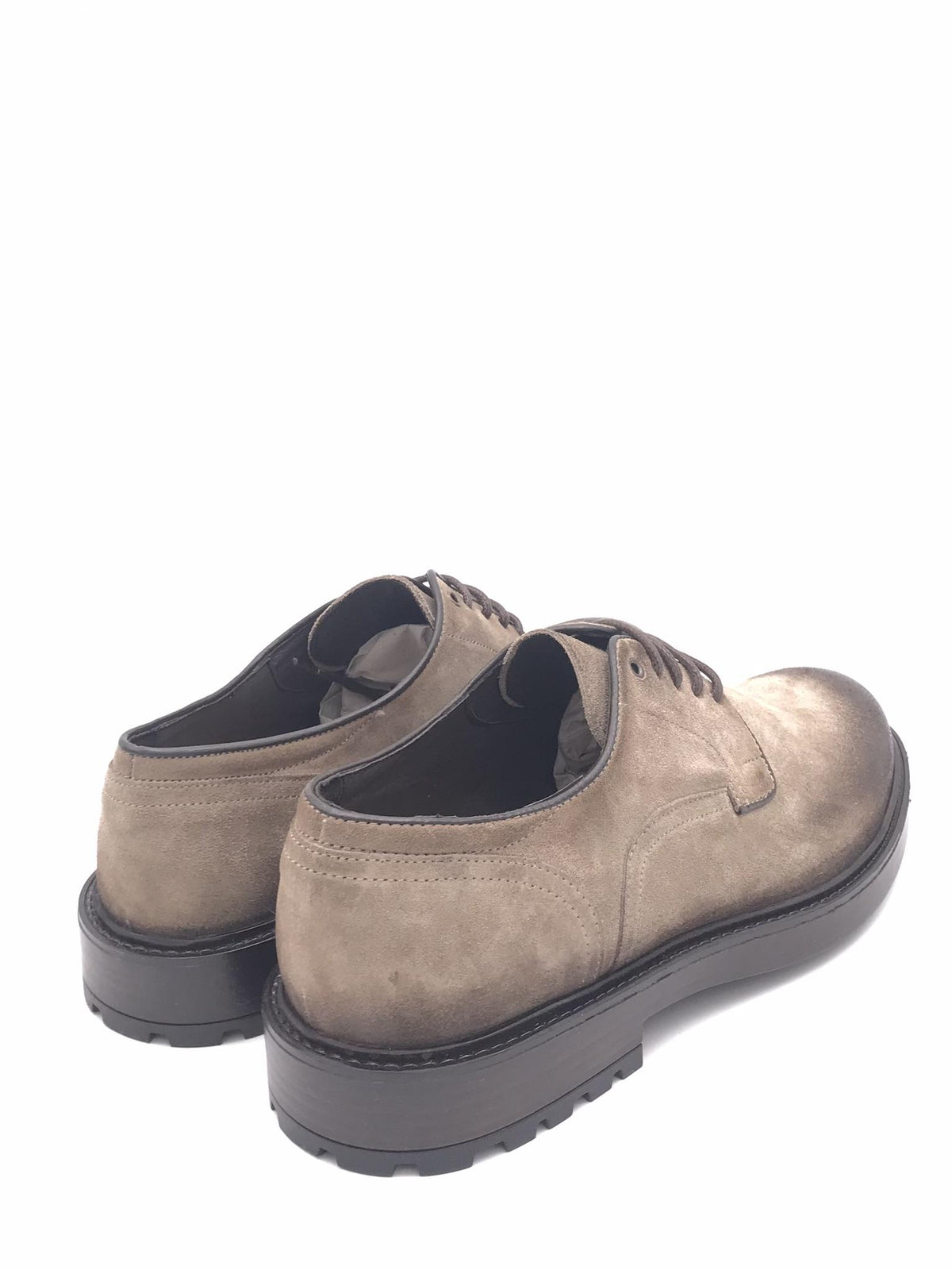Scarpa allacciata in crosta fango 8322 TAUPE EXTON 