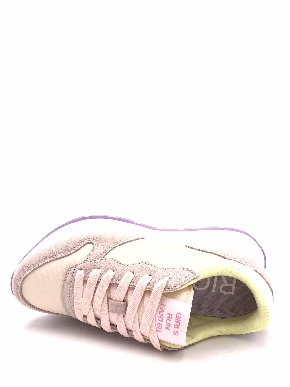 Sneakers donna Ally solid nylon porcellana
