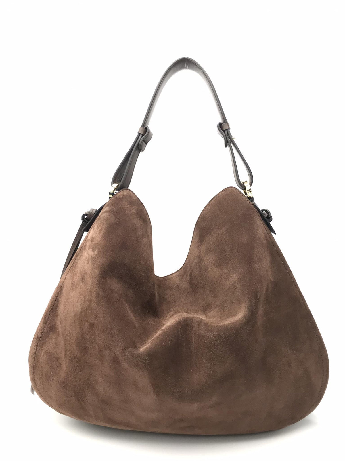 Borsa Carola in camoscio cioccolato 3032CA CIOCCOLATO LORISTELLA 