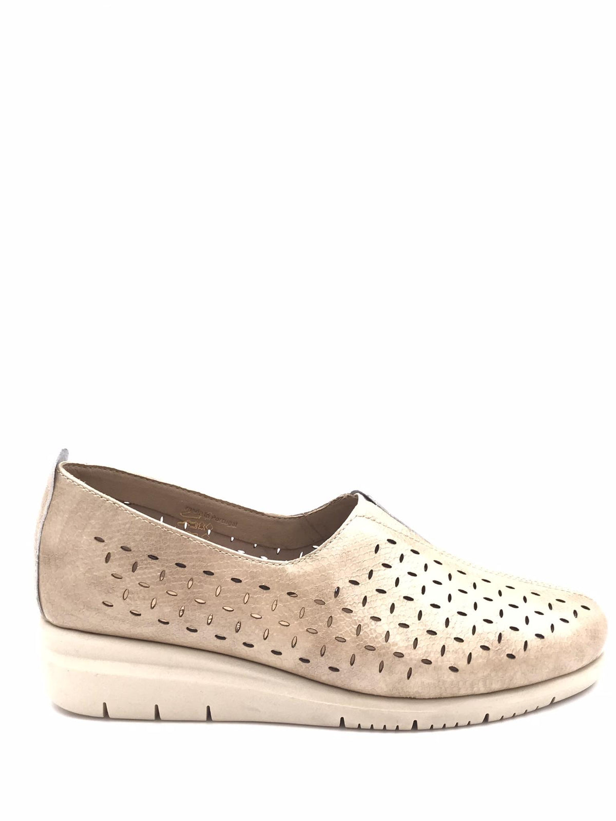 Scarpa donna accollata Rysa beige