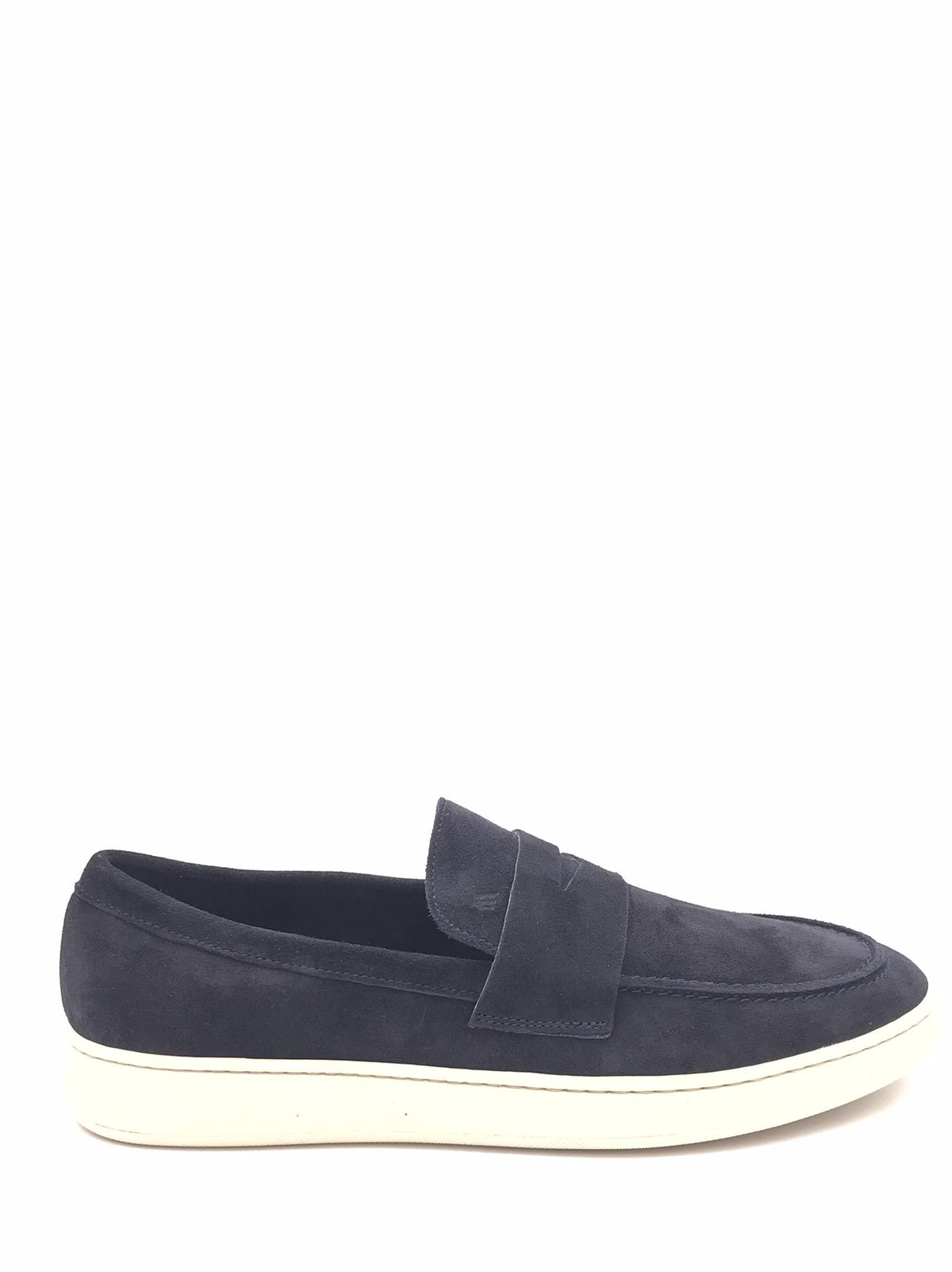 Mocassino uomo in suede blu 24D4 BLU FRAU 