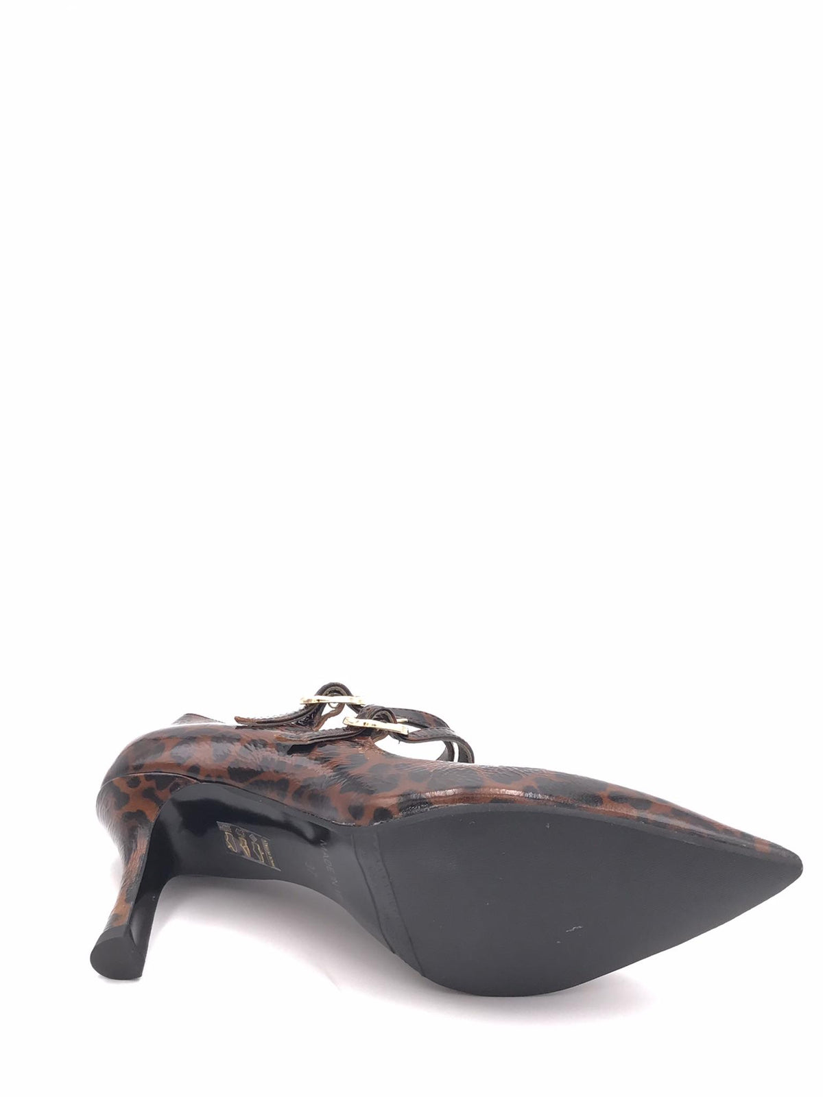 Scarpa Clotilde cinturini in naplak animalier 3796 LUXLEOPARDATO ZULIAN 