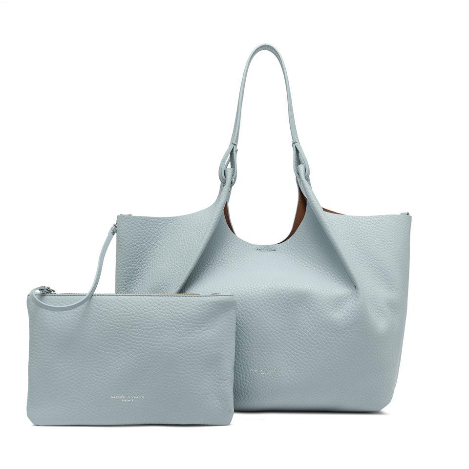 Borsa Dua large sky-caramello BS9720 AZZURRO GIANNI CHIARINI 