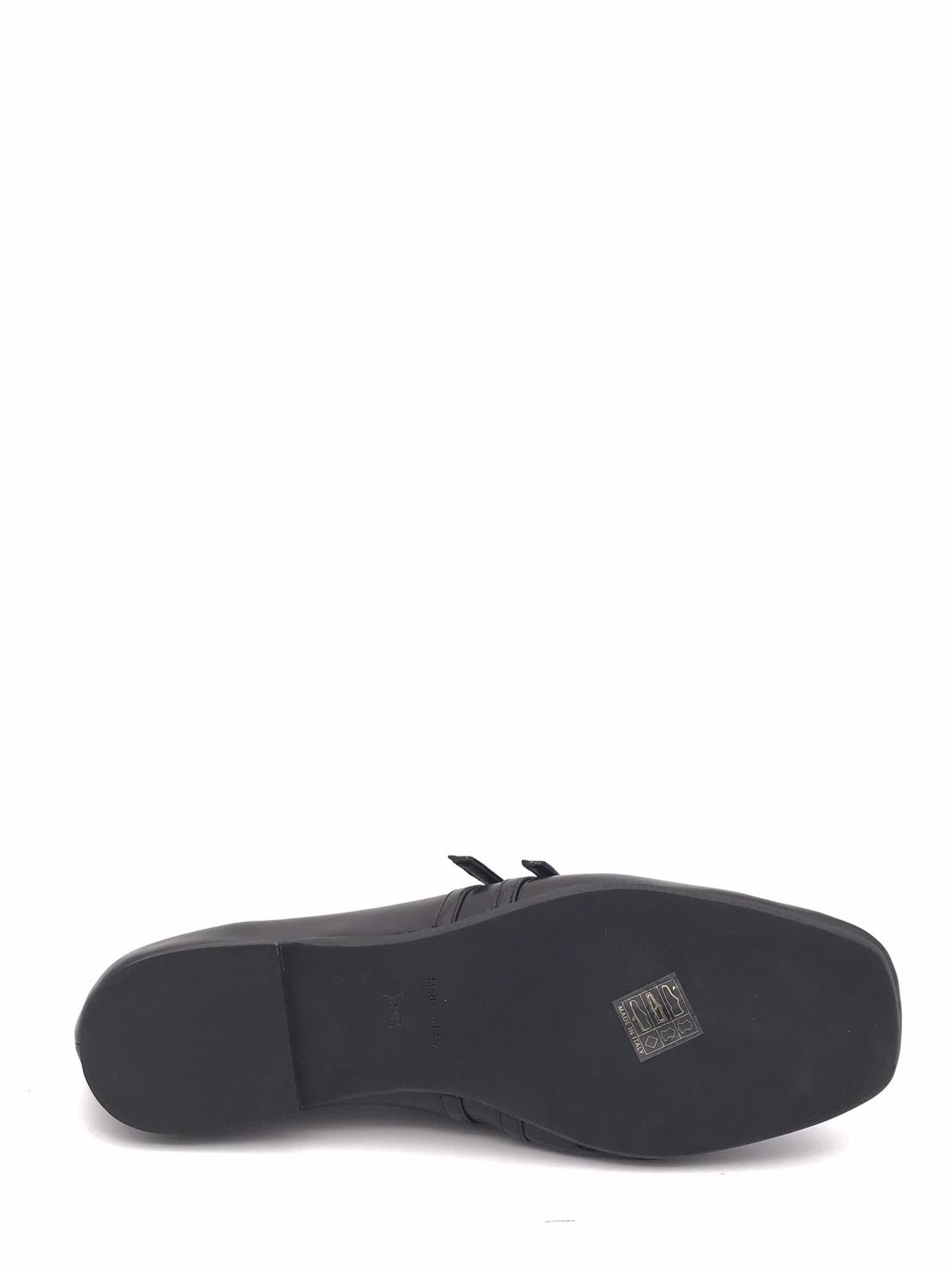 Ballerina in nappa nera con cinturini NA67 NERO ZULIAN 