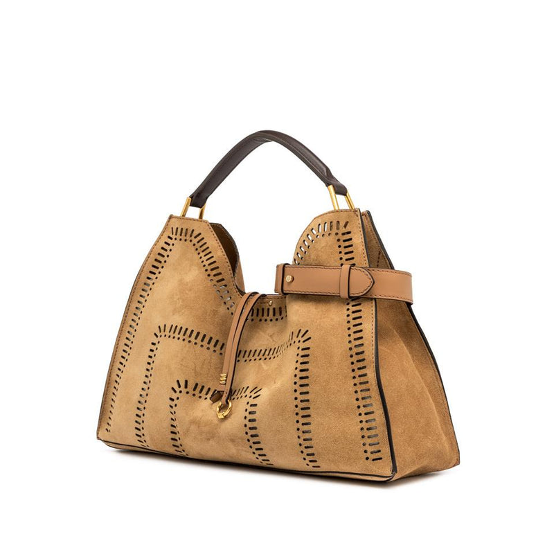 Borsa Aurora large peanut butter BS11266 CUOIO GIANNI CHIARINI 