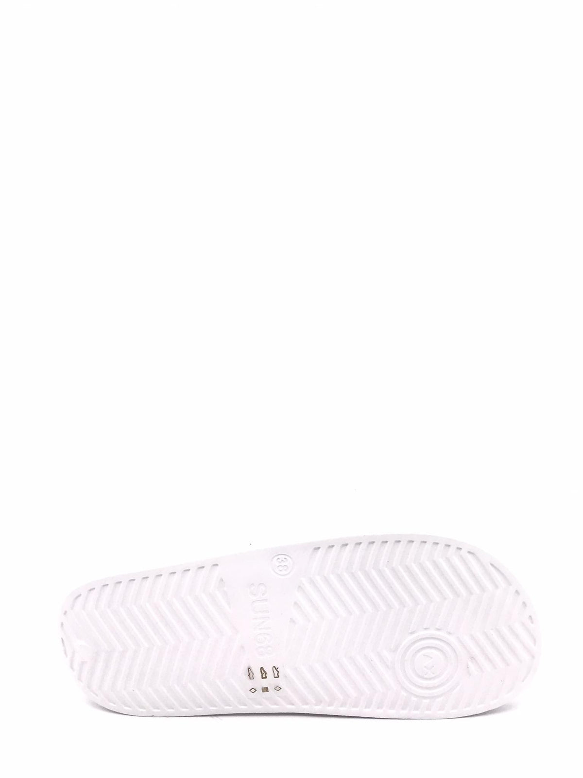 Slippers logo bianca-rosa