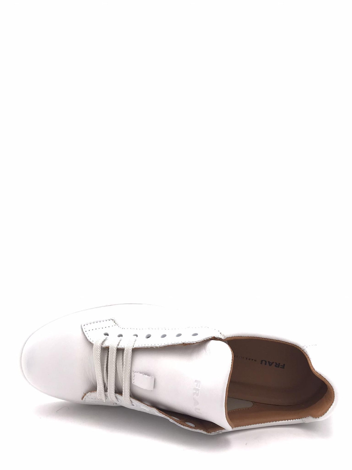 Sneakers uomo basic in pelle bianca 29P1 BIANCO FRAU 