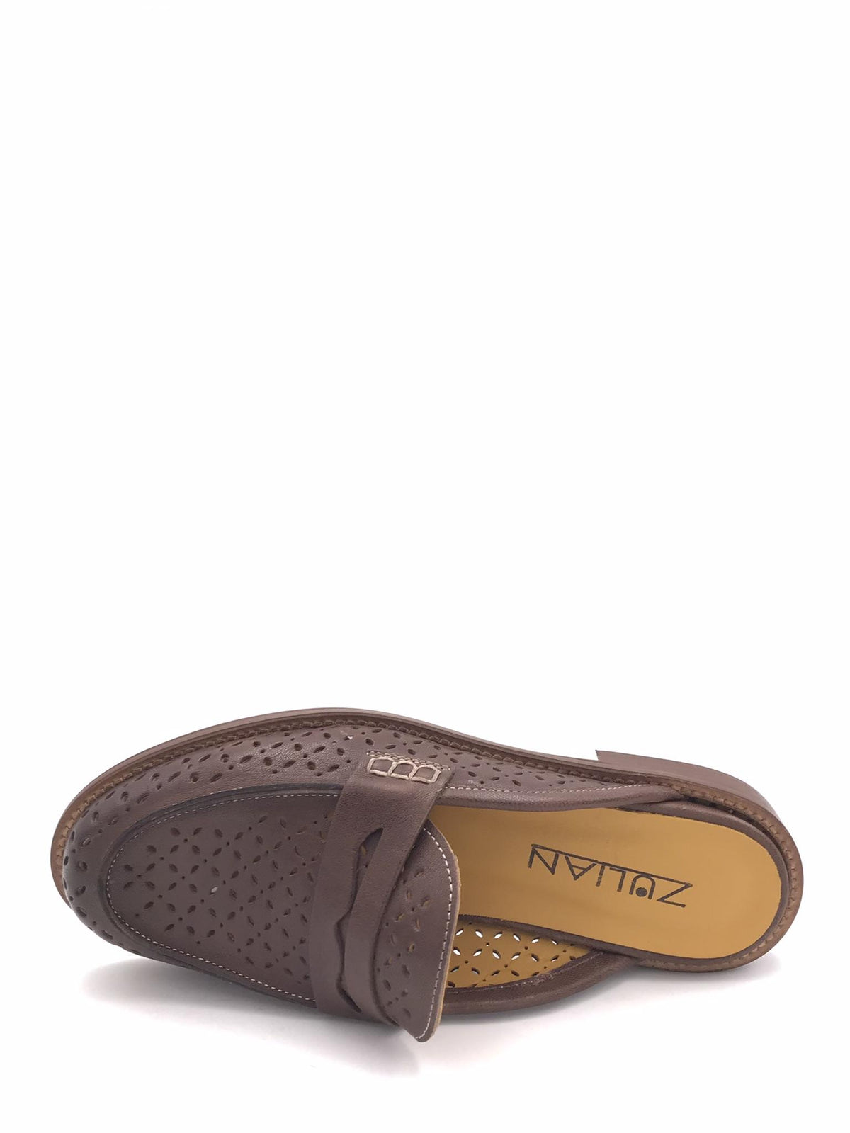 Sabot Gray forato marrone 9029 MARRONE ZULIAN 