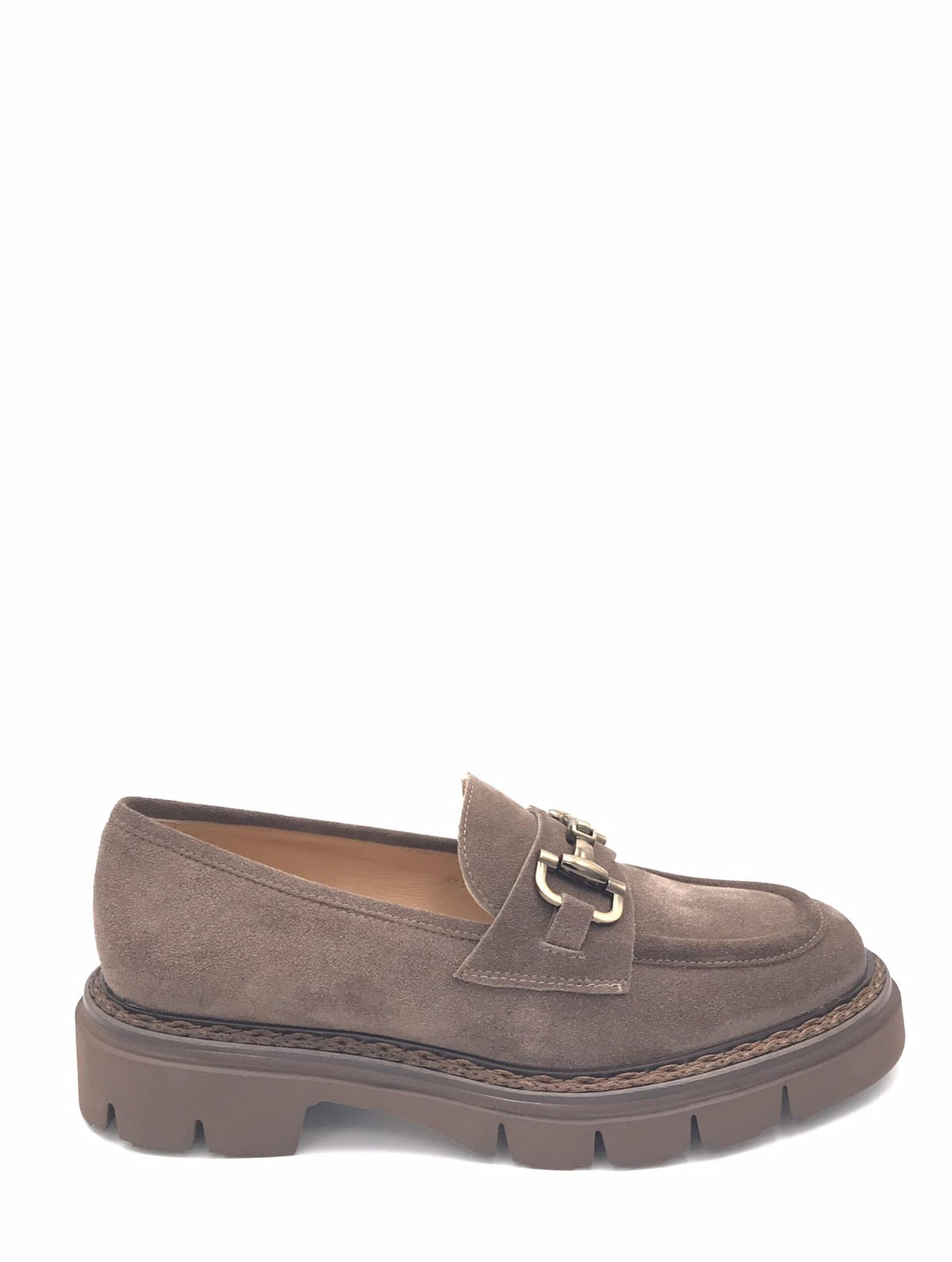 Mocassino in crosta marrone L269M MARRONE LUCA GROSSI 