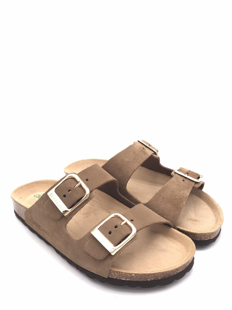 Ciabatta Sara in camoscio tortora CB 2631 TORTORA GRUNLAND 