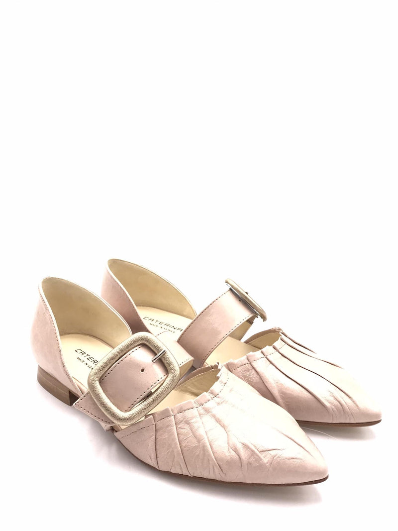 Ballerina punta-tallone in naplak cipria 2687 CIPRIA CATERINA C 