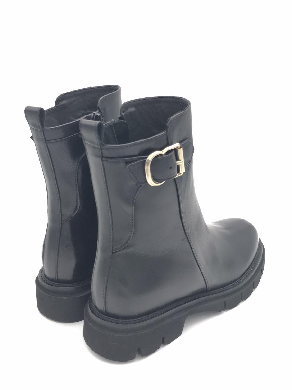 Tronchetto boot  in pelle L483T NERO LUCA GROSSI 