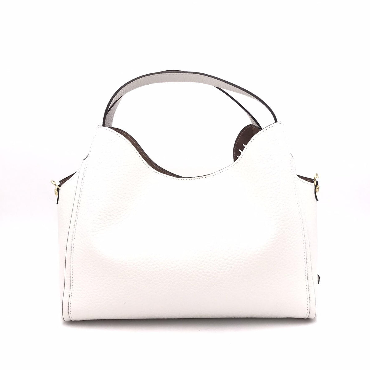 Borsa destrutturata Serena small bianca 2788T BIANCO LORISTELLA 