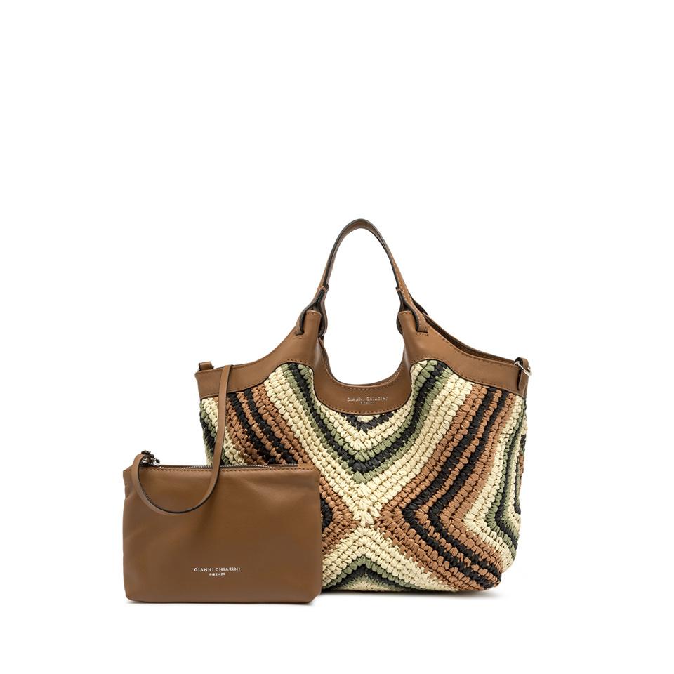 Borsa Dua media paglia willow BS12189 SALVIA GIANNI CHIARINI 