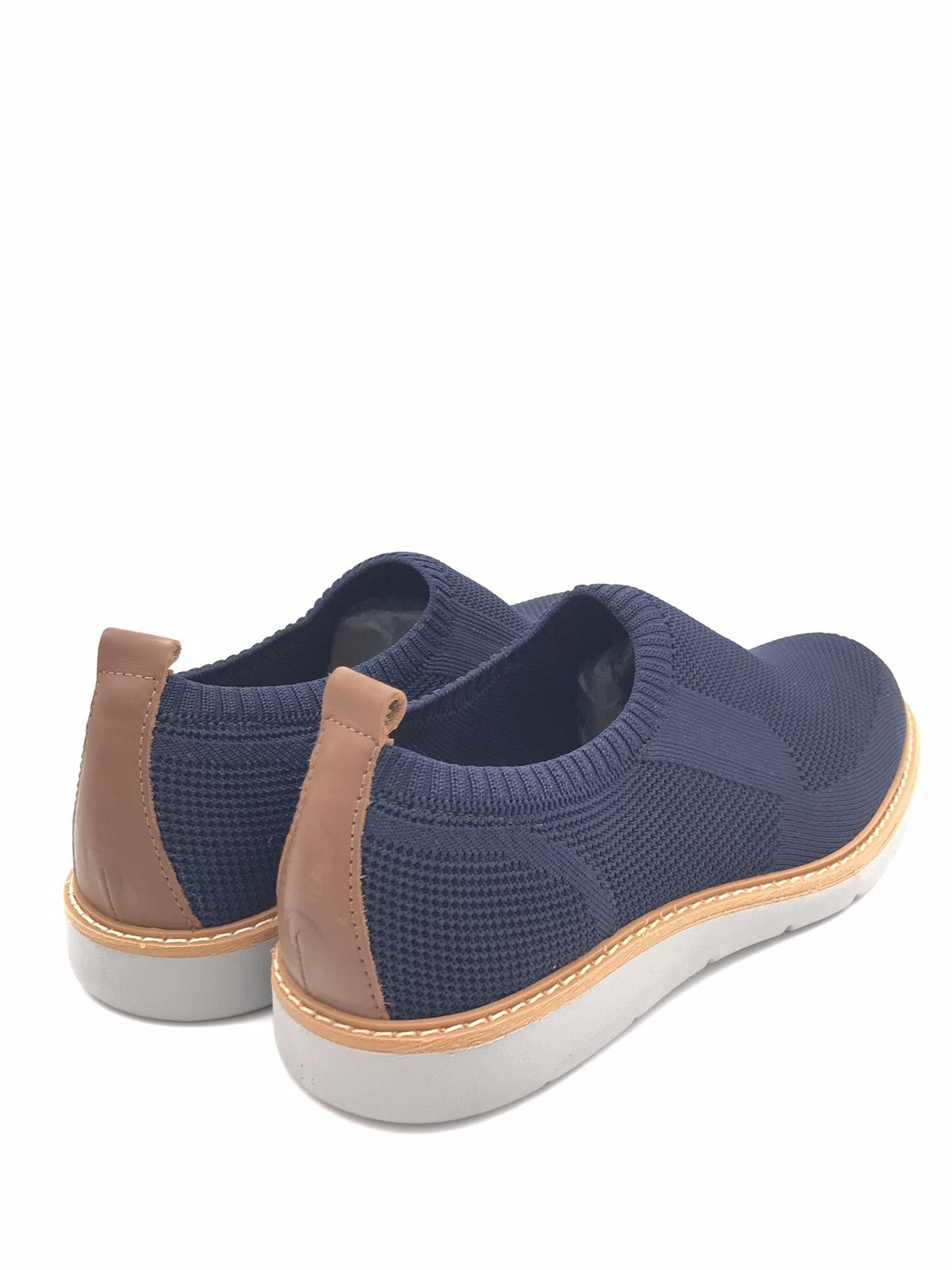 Scarpe uomo slip-on Carter in tessuto blu