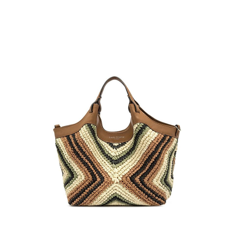 Borsa Dua media paglia willow BS12189 SALVIA GIANNI CHIARINI 