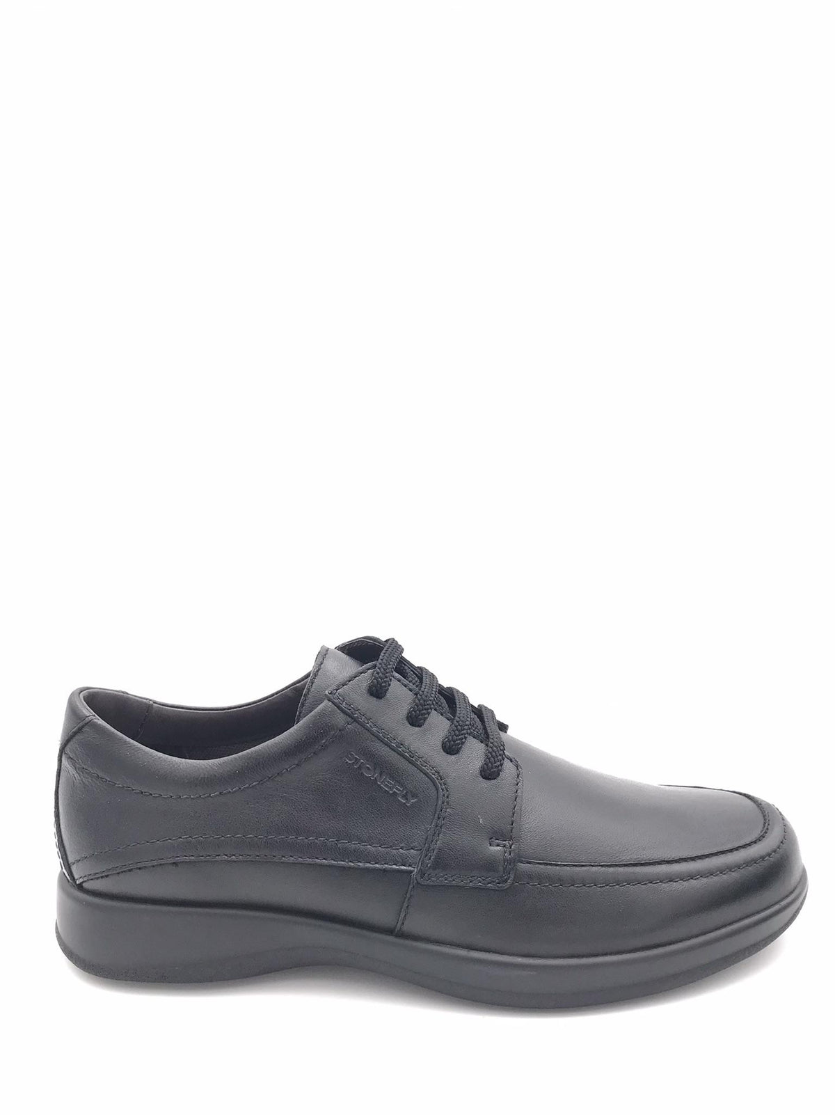 Scarpa Season allacciata in pelle nera 107615 NERO STONEFLY 