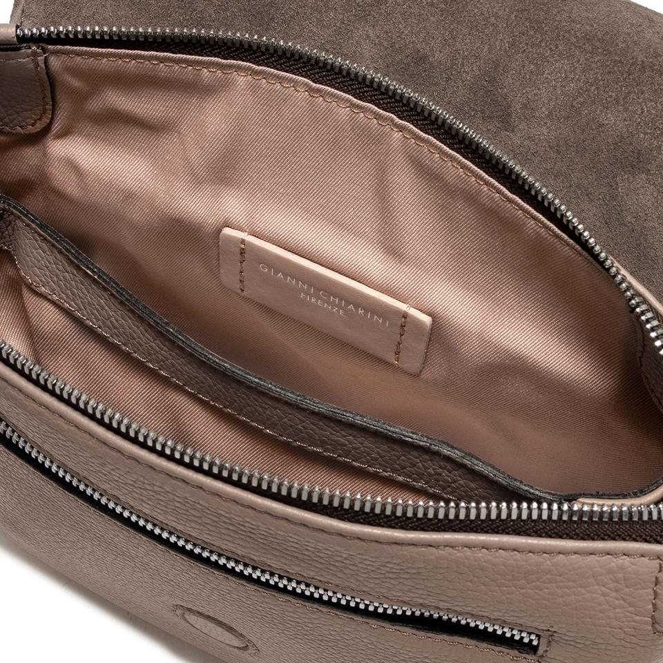 Borsa Three in pelle bottalata dove BS4364 FANGO GIANNI CHIARINI 