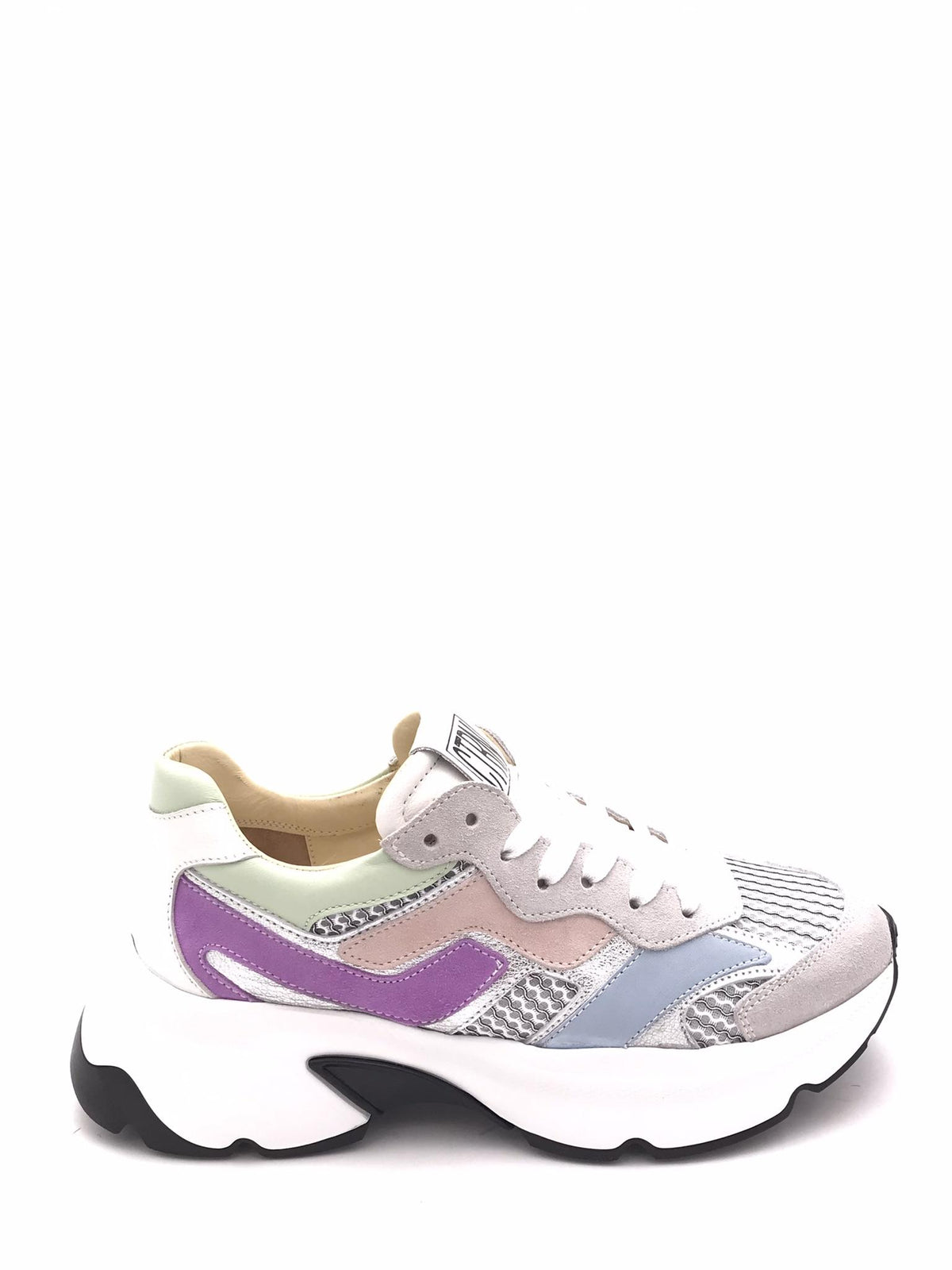 Sneakers donna City grigio-multi