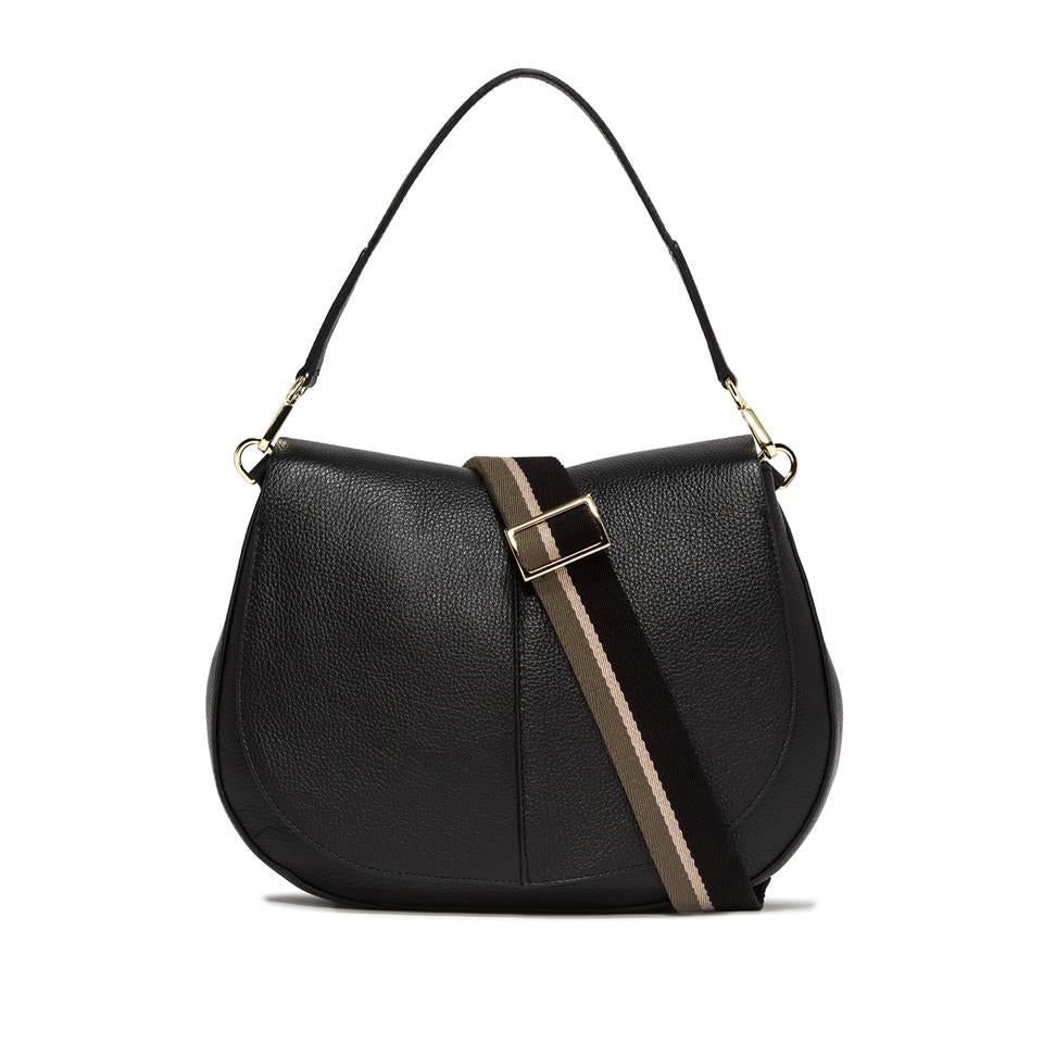 Borsa Helena round large nera BS6037 NERO GIANNI CHIARINI 