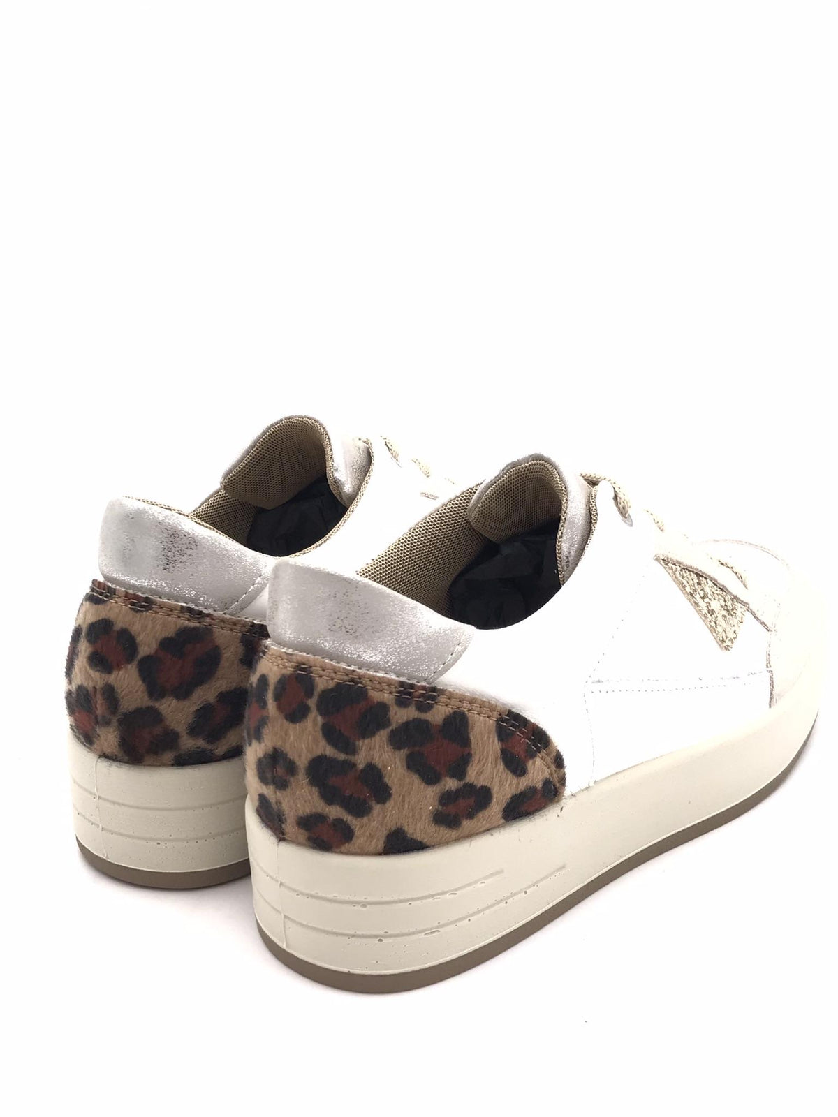 Sneakers donna Alina bianco-beige