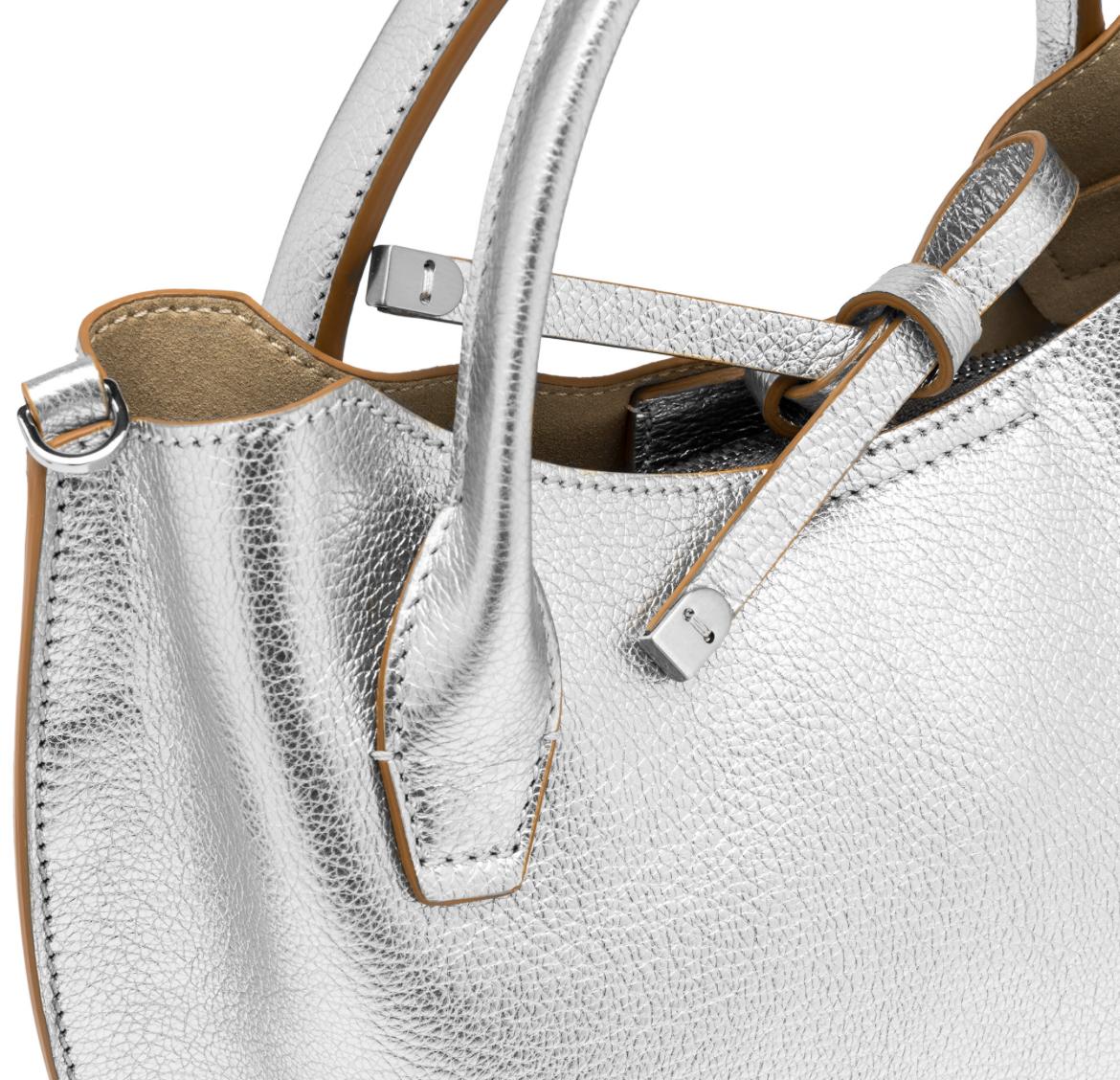Borsa Fiamma small argento BS11440 ARGENTO GIANNI CHIARINI 