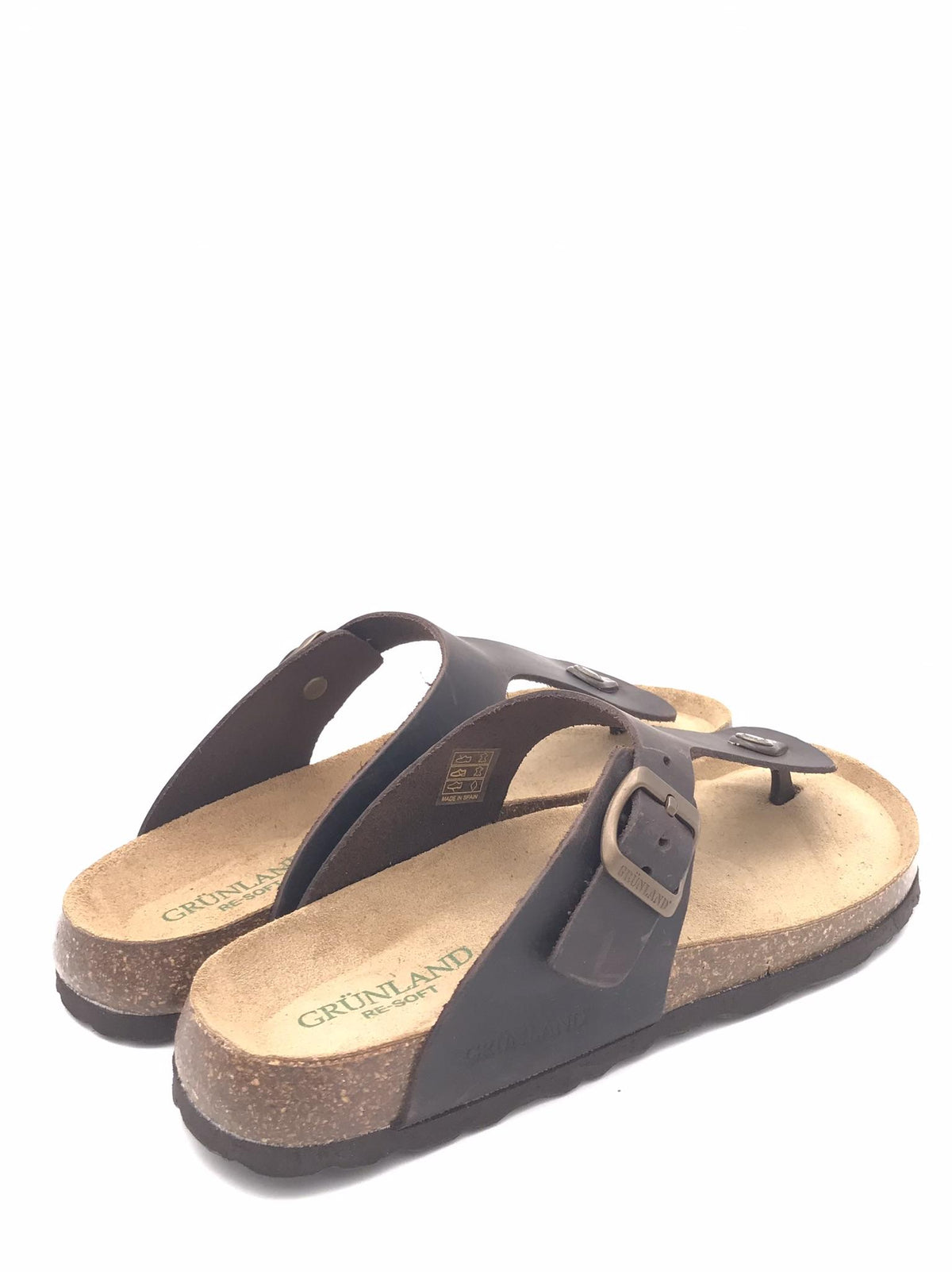 Ciabatta uomo infradito Bobo mogano CC 1637 MARRONE GRUNLAND 