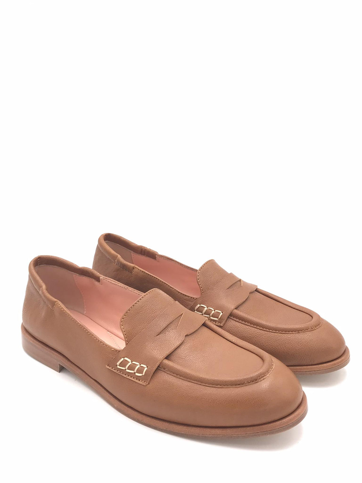 Mocassino in nappa cuoio SR1003 CUOIO ZULIAN 