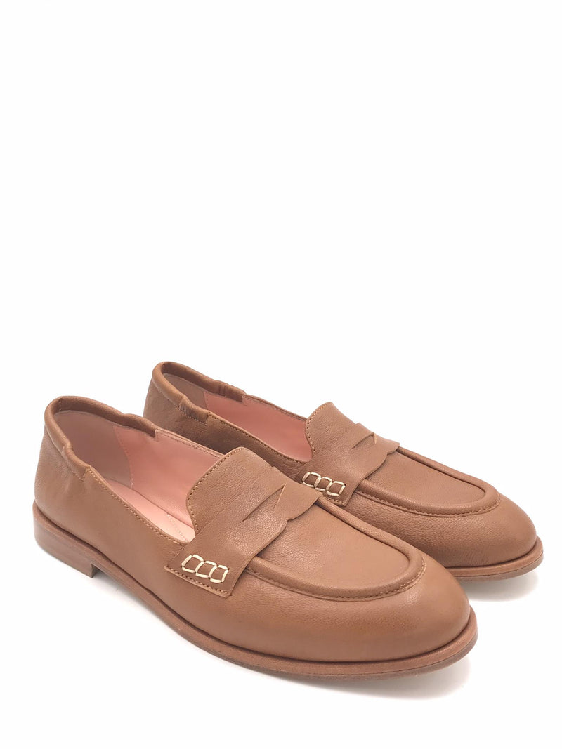 Mocassino in nappa cuoio SR1003 CUOIO ZULIAN 