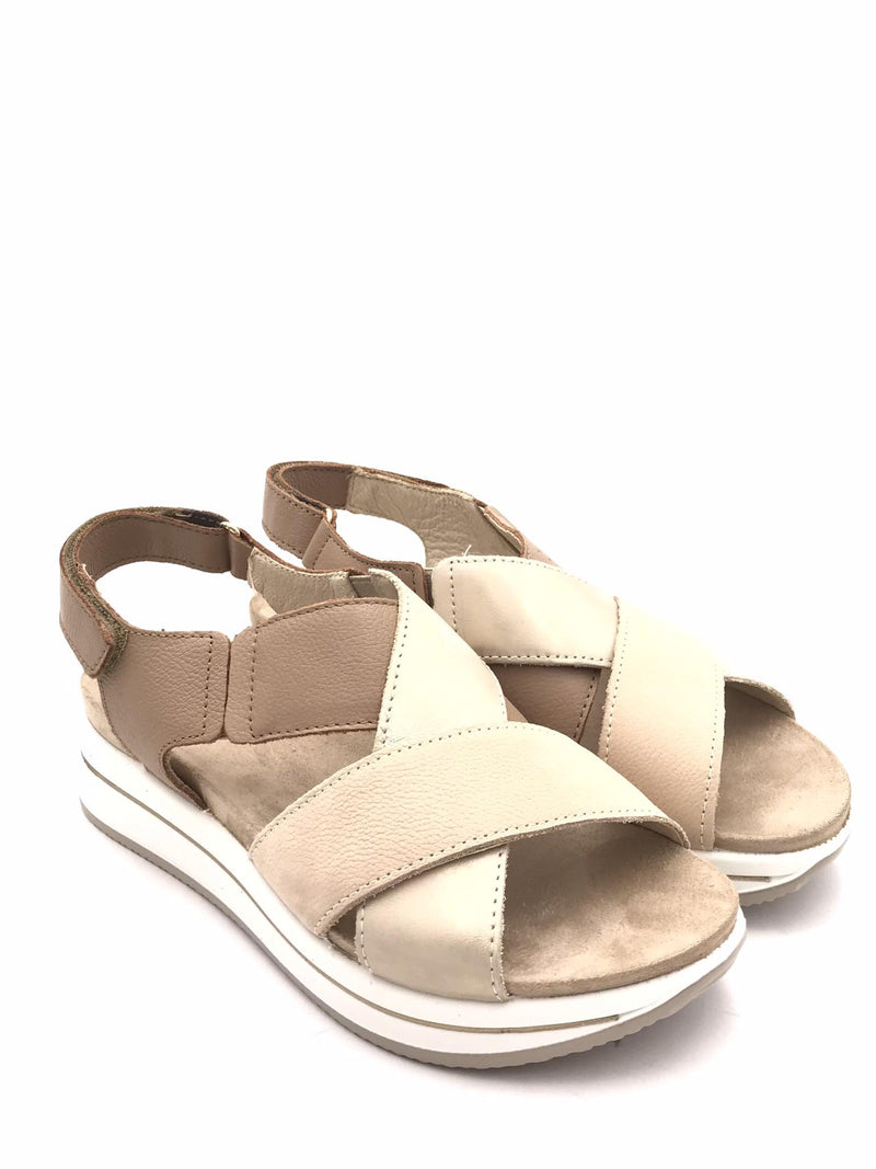 Sandalo donna Sindy taupe-platino 7675511 TAUPE IGI&CO 