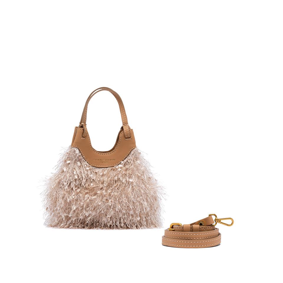 Borsa Dua small crema BS11118 CREMA GIANNI CHIARINI 