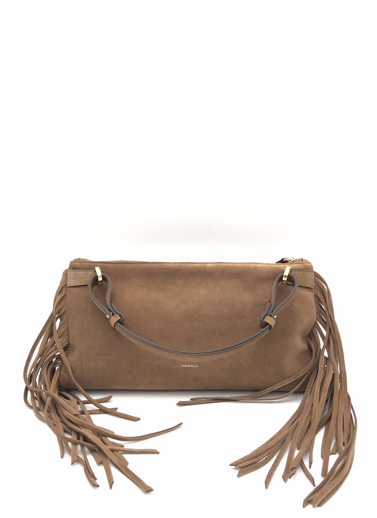 Borsa Isotta con frange marrone 3171CA MARRONE LORISTELLA 