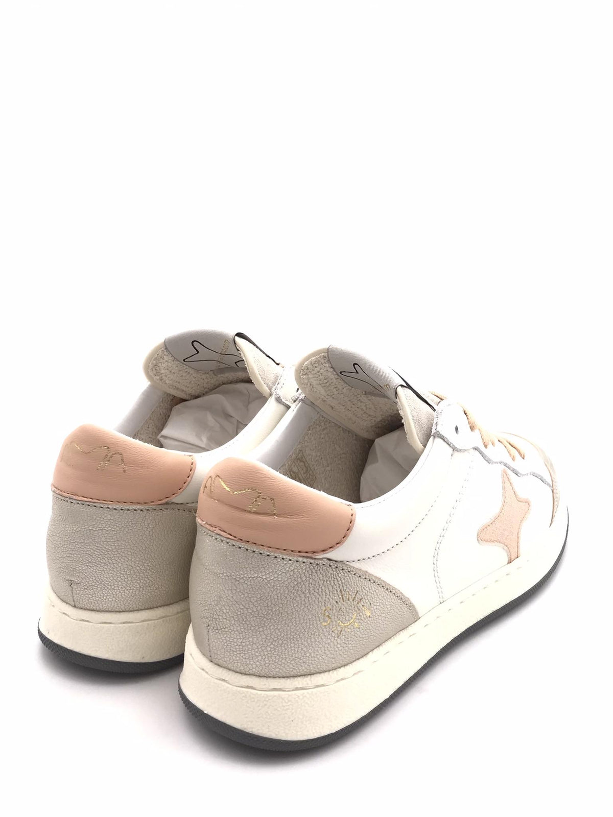 Sneakers Sun bianca-rosa 4568 BIANCA/ROSA AMA BRAND 